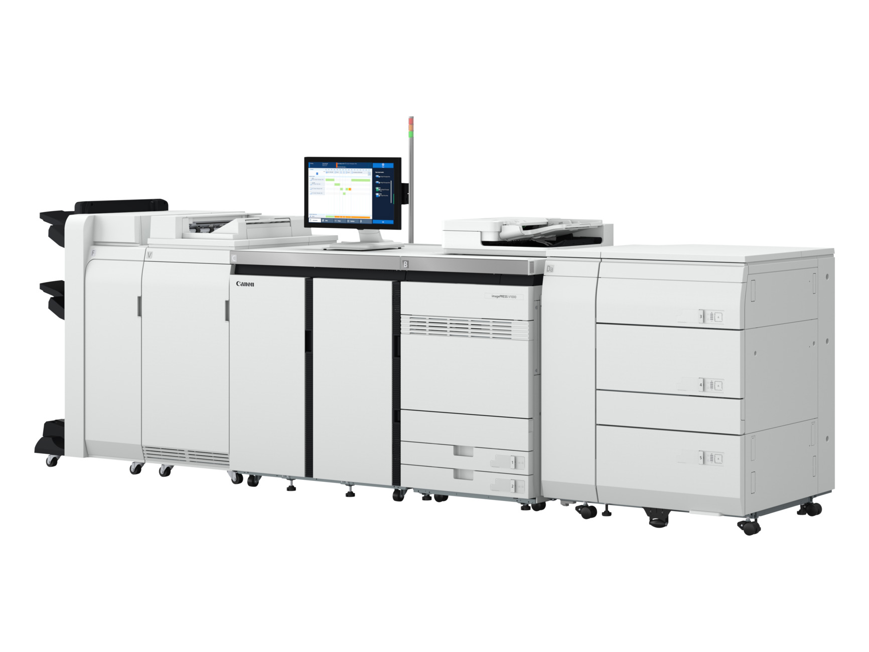 Canon, imagePRESS V1000’in özelliklerini geliştirerek verimliliği ve esnekliği artırıyor.